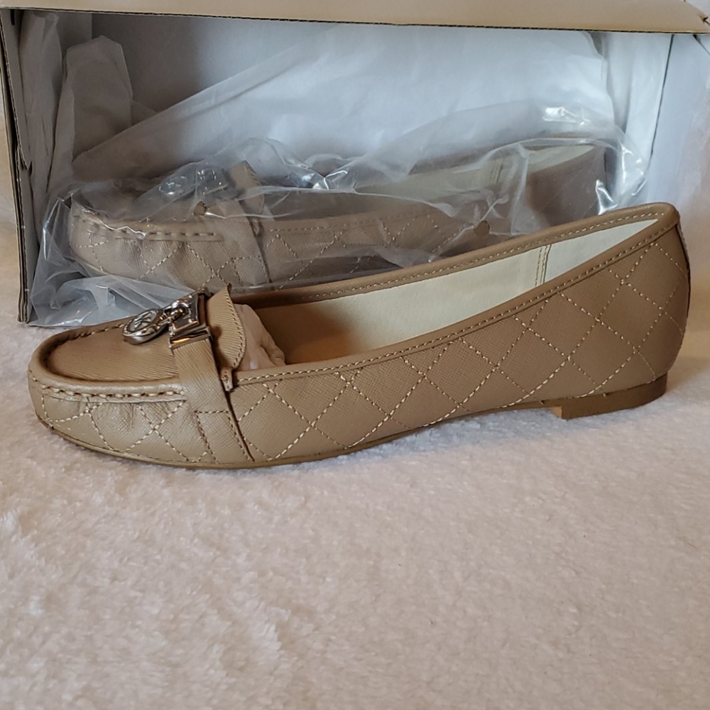 michael kors womens loafers leather shoes.  #22